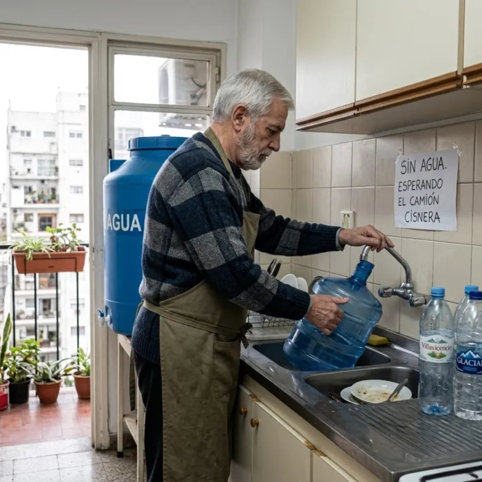 Falta de agua o desabastecimiento